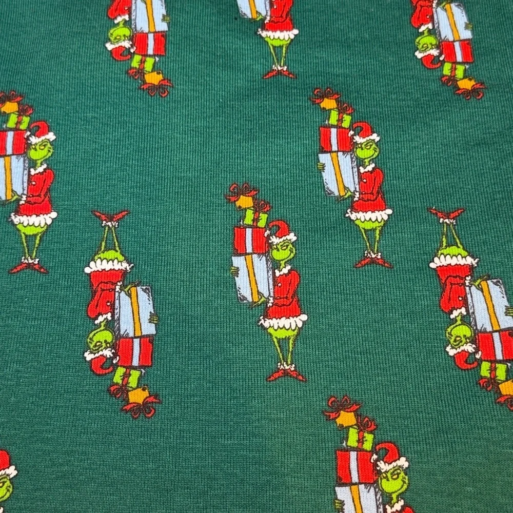 NWT Hanna Andersson Grinch Pajama Set Size 6-7